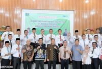 Foto Bersama Wakil Bupati Sarolangun, Gerry Trisatwika dengan peserta uji kompetensi