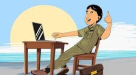 Ilustrasi WFH ASN
