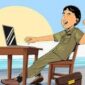 Ilustrasi WFH ASN