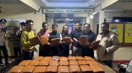 Polres Sarolangun Gagalkan Peredaran 42 Kilogram Ganja dari pengiriman Bus Antar Provinsi
