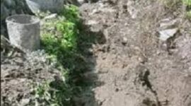 Tampak salah satu proyek yang dialokasikan BWSS VI di Kerinci yang sempat heboh dikritik masyarakat tahun lalu