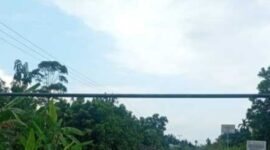 Dinas Perhubungan Kabupaten Tanjung Jabung Barat (Tanjabbar) memasang portal dilengkapi CCTV di Jalan Semau, jalur Jambi–Kuala Tungkal.