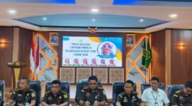 Kejari Tebo saat menyampaikan hasil kinerja selama tahun 2025