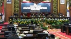 Suasana Sidang Paripurna dalam rangka HUT ke 69 Provinsi Jambi