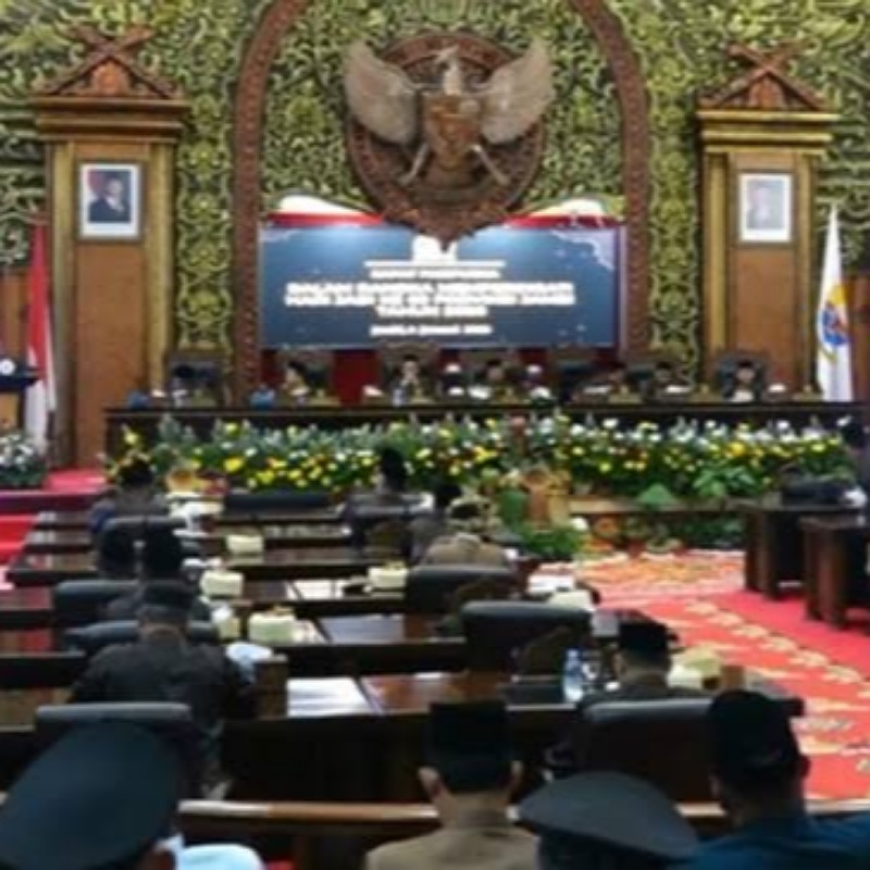 Suasana Sidang Paripurna dalam rangka HUT ke 69 Provinsi Jambi
