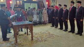 Prosesi pelantikan pejabat eselon II Kota Jambi oleh Walikota Jambi