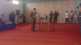 Prosesi pelantikan pejabat eselon III lingkup Pemkab Kerinci.