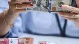 Ilustrasi nilai tukar rupiah terhadap dolar hari ini
