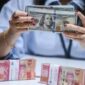 Ilustrasi nilai tukar rupiah terhadap dolar hari ini