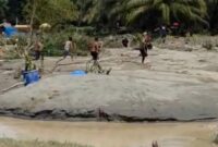 Prosesi pengamanan Pelaku PETI di Tebo