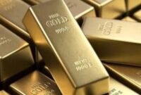 Ilustrasi Emas Batangan