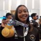 Foto : Martina Ayu Pratiwi Usai Borong Mendali di Seagames.