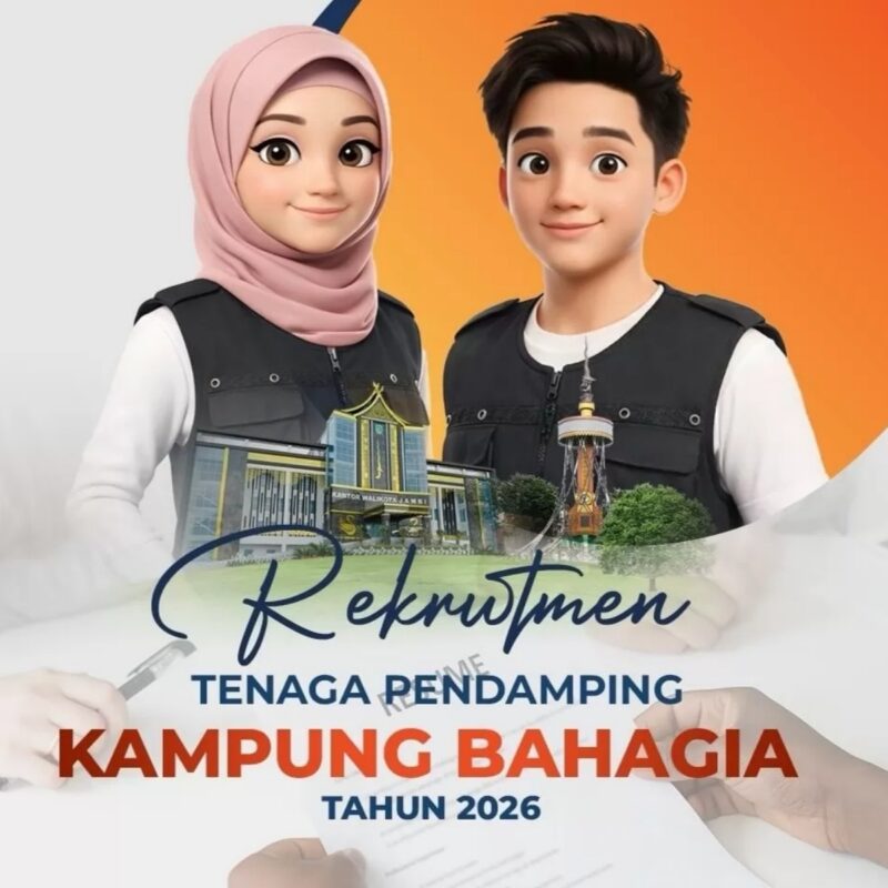 Pengumuman Penerimaan Tenaga Pendamping Kampung Bahagia 2026 Pemkot Janbi