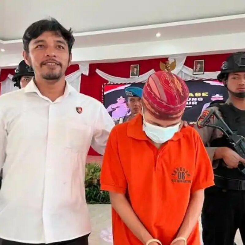 Pengamanan Pelaku Penipuan Haji di Tanjabtim