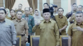 Wawako Sungai Penuh saat membuka Forum Konsultasi Publik RKPD Kota Sungai Penuh.