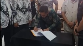 Prosesi Restorative Justice (RJ) kasus Guru Cukur Rambut Murid di Muaro Jambi.