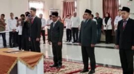 Prosesi pelantikan 4 pejabat Muaro Jambi oleh Wakil Bupati Muaro Jambi