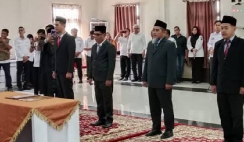 Prosesi pelantikan 4 pejabat Muaro Jambi oleh Wakil Bupati Muaro Jambi