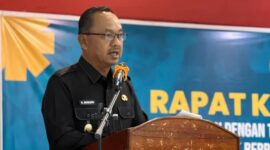 Wakil Bupati Kerinci, Murison, menghadiri Rapat Koordinasi Sosialisasi Peran Koperasi dalam Penguatan Rantai Pasok Berbasis Bahan Baku Pangan Lokal