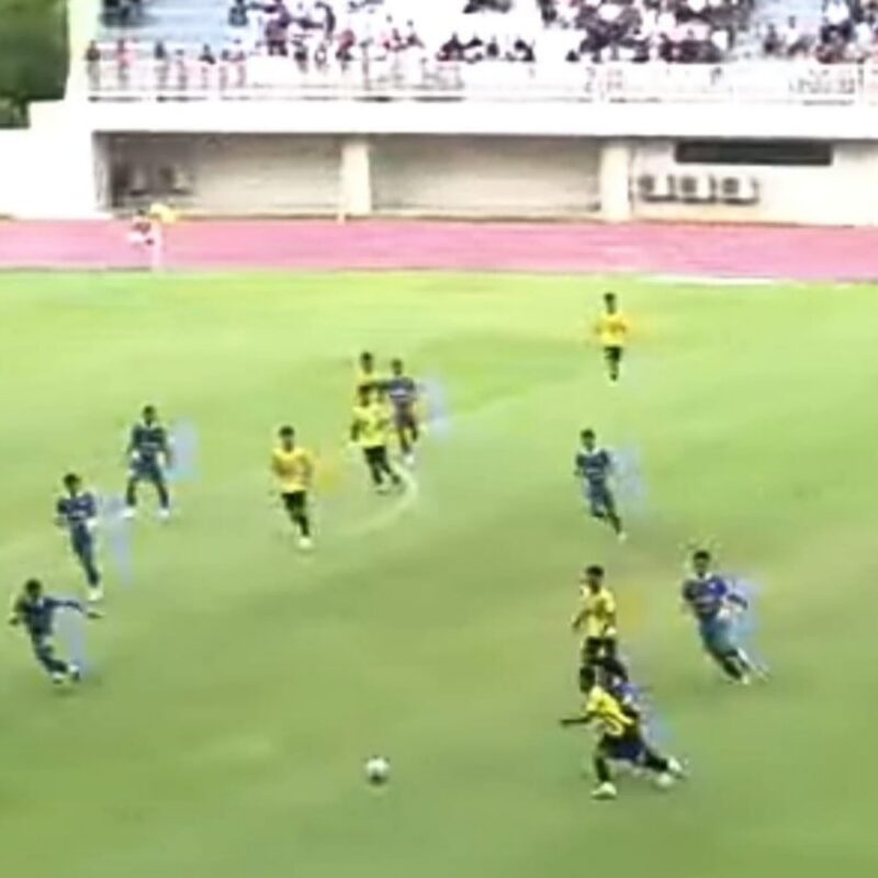 Jalannya pertandingan PS Merangin Vs Kota Jambi