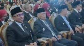 Wawako Sungai Penuh, Azhar Hamzah Hadiri Pengukuhan Kepala BI Jambi