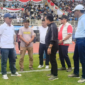 Sekjen PSSI berdiskusi dengan Gubernur Jambi dan membahas tentang Stadion Swarna Bumi