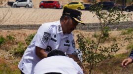 Bupati Kerinci, Monadi pimpin gerakan tanam Pohon Serentak, dalam rangka HUT Provinsi Jambi ke 69