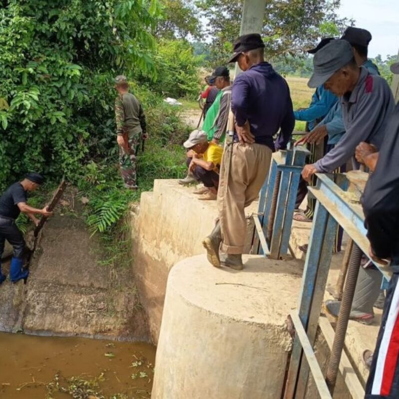 Upaya warga memperbaiki dam