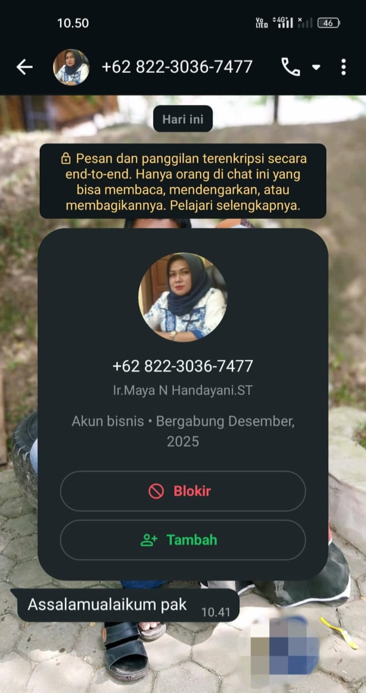 Nomor Tak dikenal Catur Foto Kepala Dinas PUPR Kerinci