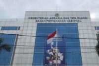 Foto ; Kantor Kementerian ATRBPN