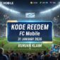Update terbaru, kode redeem FC Mobile 31 Januari 2026