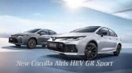 New Corolla Altis HEV GR Sport sedan hibrida premium yang menggabungkan efisiensi bahan bakar tinggi dengan DNA balap Gazoo Racing. 