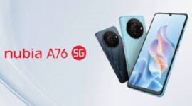 Tampilan Nubia A76 5G