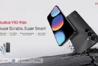 Tampilan Nubia V80 Max