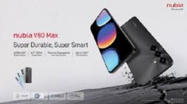 Tampilan Nubia V80 Max