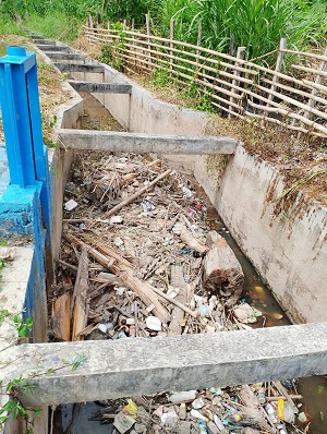 Pintu irigasi dibuka seadanya, petani lahan sawah AHT kekeringan