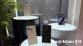 Tampilan smartphone Sharp Aquos R10