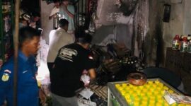 Kondisi toko Pupuk di Tebo pasca kebakaran 