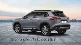 Toyota Corolla Cross HEV,  SUV crossover kompak yang menggabungkan mesin bensin 1.8L dengan motor listrik untuk efisiensi bahan bakar lebih baik