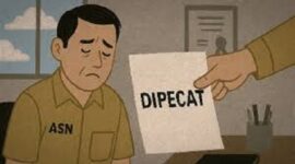 Ilustrasi ASN dipecat