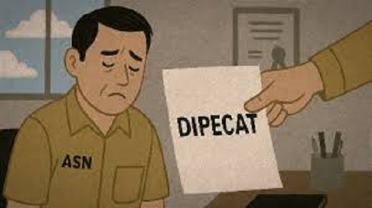 Ilustrasi ASN dipecat