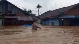 Kondisi Banjir di Rantau Pandan Bungo