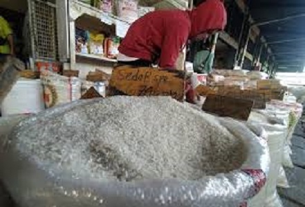 Ilustrasi stok beras Kabupaten Tebo aman