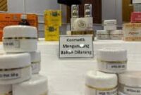 Ilustrasi BPOM Temukan 26 Kosmetik mengandung bahan berbahaya