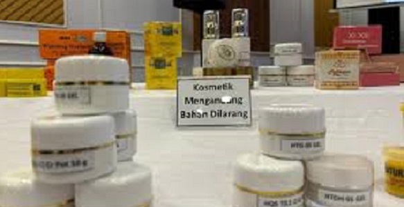 Ilustrasi BPOM Temukan 26 Kosmetik mengandung bahan berbahaya