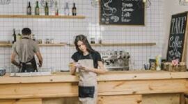 Ilustrasi trik sukses bisnis Coffe shop