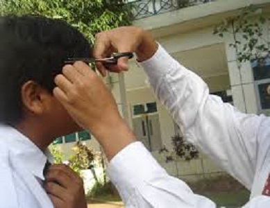 Ilutrasi gara-gara cukur rambut siswa, guru honorer di Muaro jambi jadi tersangka