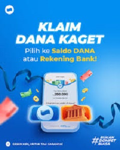 Dapat tambahan saldo melalui Dana Kaget
