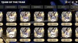 Daftar pemain dan kode redeem toty fc mobile 