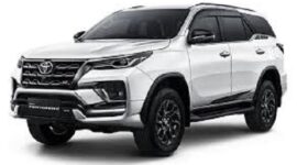 Tampilan mobil Fortuner varian tertinggi, Fortuner 2.8 VRZ 4x4 AT GR Sport